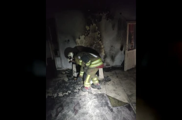 İskendurun’da ev yangını 