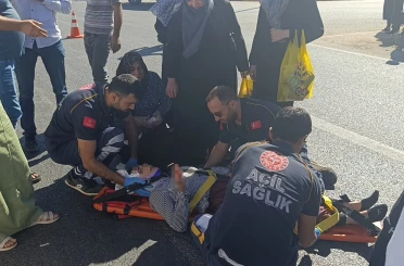 İslahiye’de otomobilin çarptığı yaya yaralandı 