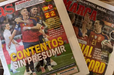 İspanyol basınından İspanya - Türkiye maçı manşetleri 