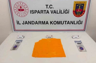 Isparta’da 10 bin kullanımlık sentetik uyuşturucu ele geçirildi: 1 tutuklama 