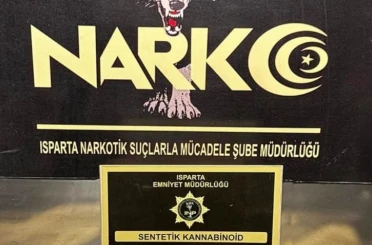 Isparta’da düzenlenen operasyonda uyuşturucu madde ele geçirildi 