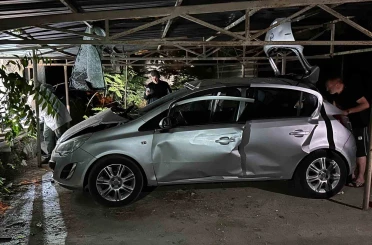 Isparta’da park halindeki otomobilde çakmak gazı tüpü patladı: 2 yaralı 