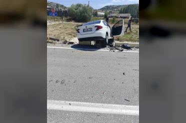 Isparta’da trafik kazası ucuz atlatıldı 