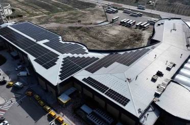 Isparta’da yeni otogarın çatısına 1,3 MW’lik GES kuruluyor 
