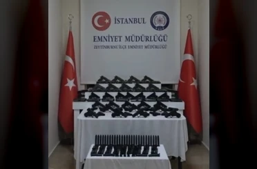 İstanbul’da kaçak silah operasyonu: 91 tabanca ele geçirildi 