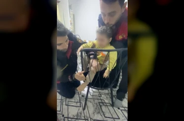 İtfaiyeci babanın oğlunu mesai arkadaşları kurtardı 