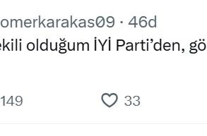 İYİ Parti Aydın Milletvekili Karakaş partisinden istifa etti
