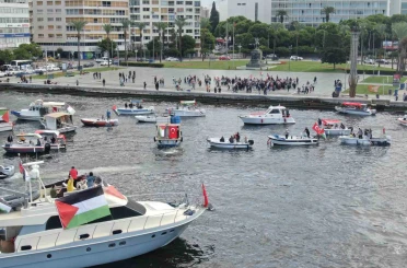 İzmir’de ’Kararlıyız, Sumud’un Yanındayız’ etkinliği düzenlendi 
