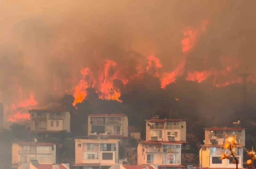 İzmir’de makilik alandaki yangın kontrol altında 