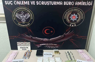 İzmir’de uyuşturucu satan sevgililer yakalandı 