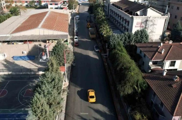 İzmit Şehit Ergün Köncü Caddesi’nde altyapı bitti, asfalt serildi 