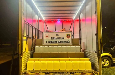 İznik’te bin litre kaçak etil alkol ele geçirildi 