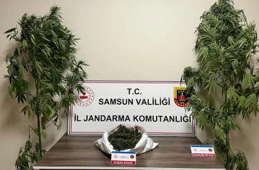 Jandarma 3 kilo 237 gram esrar ele geçirdi 