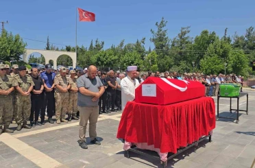 Jandarma Uzman Çavuş Selçuk Topaloğlu, son yolculuğuna uğurlandı 