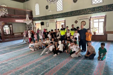 Jandarmadan 61 öğrenciye trafik eğitimi 