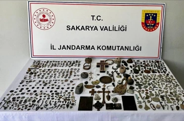 Jandarmadan ‘Anadolu Mirası’ operasyonu: 589 tarihi eser ele geçirildi