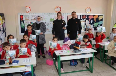 Jandarmadan öğrencilere trafik ve asayiş eğitimi 