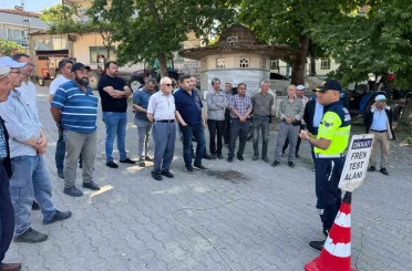 Jandarmadan ROPS demiri ve reflektör eğitimi 