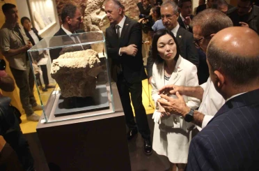 Japon Altes Prensesi Akiko Mikasa Şanlıurfa Arkeoloji Müzesi’ni gezdi 