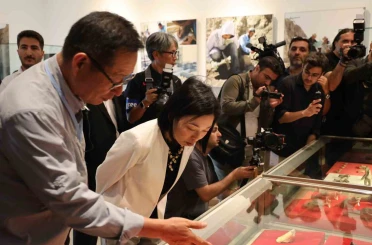 Japonya Altes Prensesi Mikasa, Kırşehir’de Kalehöyük Arkeoloji Müzesi’ni gezdi 