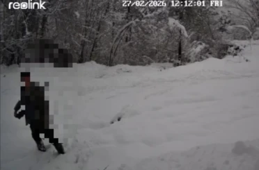 Kaçak avlanan şahıs fotokapana yakalandı 