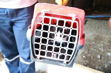 Kaçak bina yıkımında hayat kurtaran müdahale 