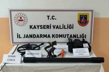 Kaçak kazı yapan şahıslara suçüstü: 3 gözaltı 