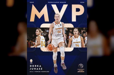 Kadınlar Euroleague’de sezonun MVP’si Galatasaray’dan Dorka Juhasz 