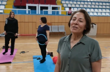 Kadınlar Kırşehir’de sporla güçleniyor 