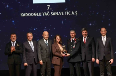 Kadooğlu Yağ, "İhracatın Yıldızları 2025"te 7. sırada 