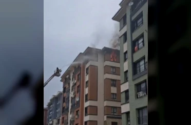 Kahramanmaraş’ta ikamet yangını