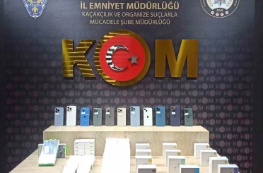 Kahramanmaraş’ta kaçak cep telefonu operasyonu