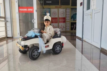 Kahta’da çocukların ameliyathaneye giden yolu oyunla başlıyor 