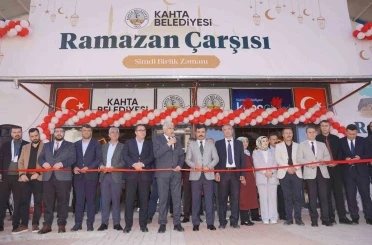 Kahta’da Ramazan Çarşısı’nın resmi açılışı gerçekleştirildi 