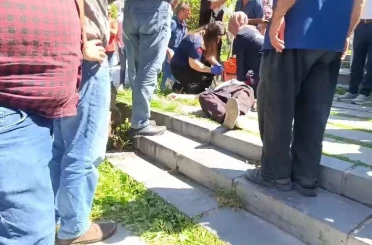 Kalp krizi geçiren vatandaşı kurtarmak için ekipler seferber oldu 