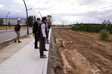 Kampüs yerleşkesindeki çalışmalar Rektör Çakmak tarafından incelendi