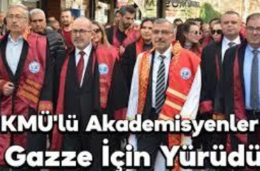 “Kampüsten Gazze’ye Tek Yürek” yürüyüşü