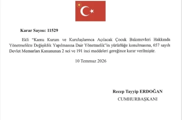Kamu kurum ve kuruluşlarında çocuk bakımevleri yaygınlaştırılacak 