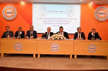 Kantinci esnafı ile eğitim yöneticilerinin sorun ve talepleri masaya yatırıldı
