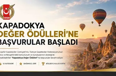 Kapadokya Değer Ödülleri’ne başvurular başladı

