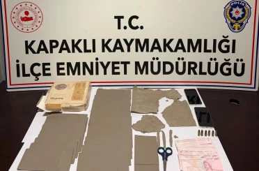 Kapaklı’da narkotik operasyonu: 2 tutuklama 