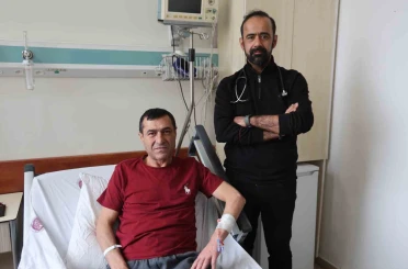 Kapalı damarı Almanya’da açılmayınca, Elazığ’a gelip sağlığına kavuştu 