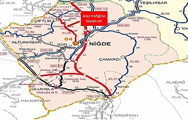 Kar ve tipi nedeniyle Niğde’de iki yol trafiğe kapatıldı 