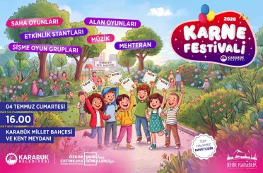 Karabük Belediyesi çocuklar için Karne Festivali düzenliyor 