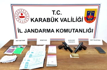 Karabük'te tefecilik operasyonu: 2 gözaltı