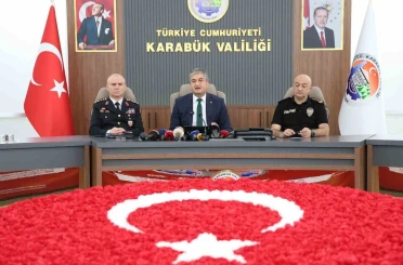 Karabük’te Eylül ayı güvenlik değerlendirme toplantısı yapıldı 