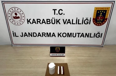 Karabük’te sentetik ecza operasyonu: 2 gözaltı