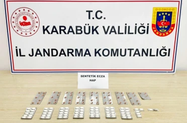 Karabük’te uyuşturucu operasyonu: 151 sentetik hap ele geçirildi 