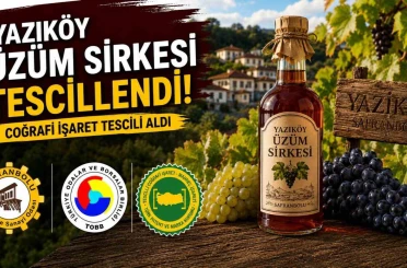 Karabük’ün 10’uncu coğrafi işaretli ürünü "Yazıköy Üzüm Sirkesi" oldu 