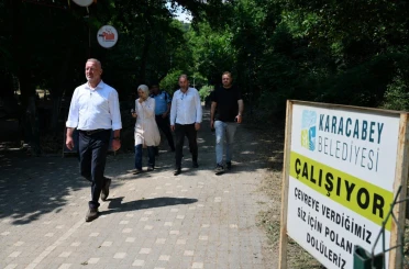 Karacabey Belediyesi’nden Yeniköy Piknik Alanına kapsamlı dokunuş 